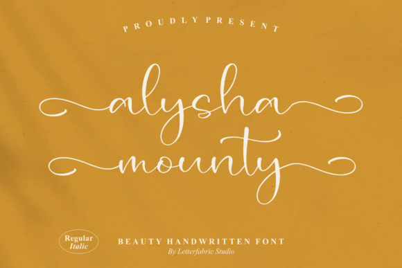 Alysha Mounty Font for Business Branding
