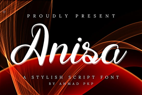 Anisa: A Script Font for Elegant Design
