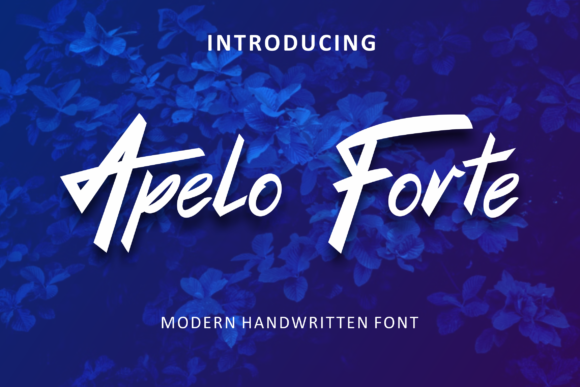 Apelo Forte: A Bold Script Font for Branding