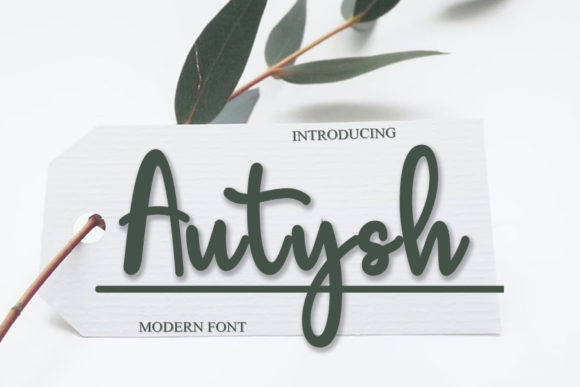 Autysh: Elegant Script Font