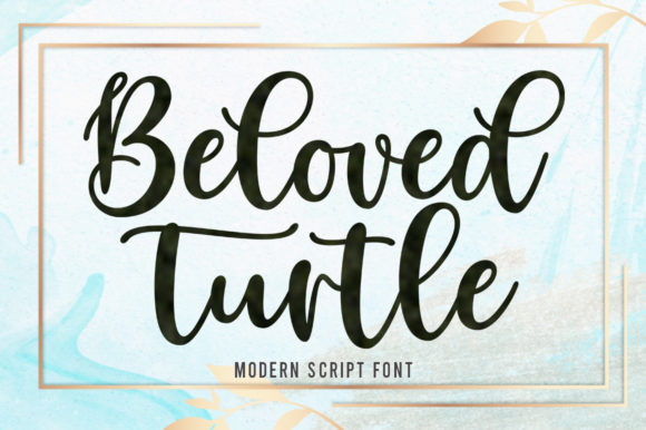 Beloved Turtle Font for Creative Makers