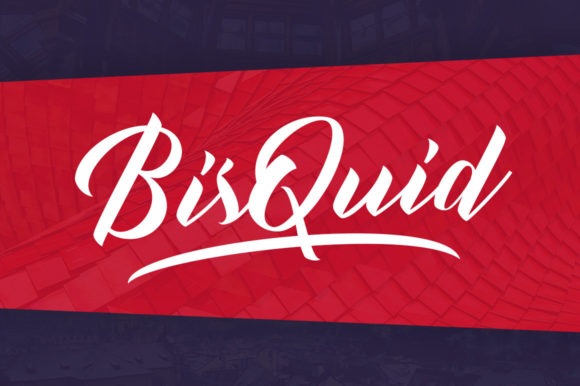 BisQuid: A Script Font for Elegant Branding