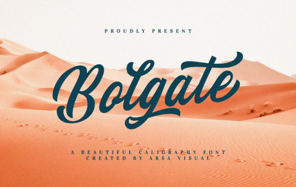 Bolgate: A Bold Script Font for Creative Campaigns