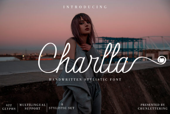 Charlla: A Handwritten Font for Elegant Design