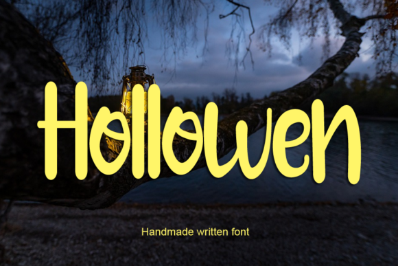 Hollowen Font: Elegant Script for Web Design