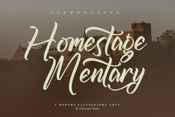 Homestage Mentary Font for Creative Makers