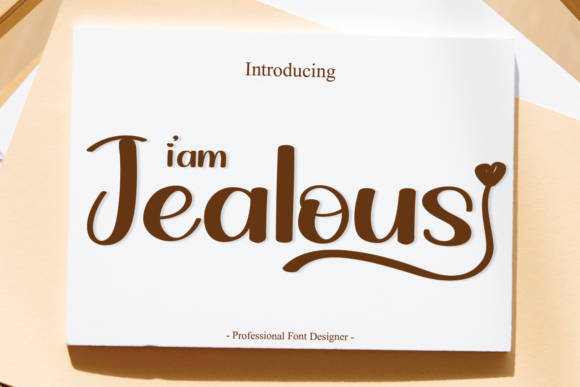 I Am Jealous Font Review
