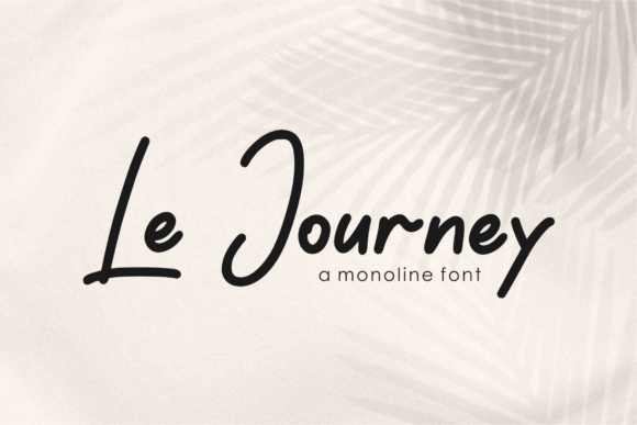 Le Journey Font Review