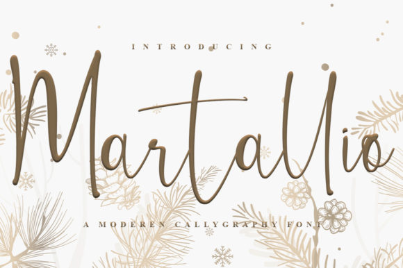 Martallio: A Script Font for Elegant Branding