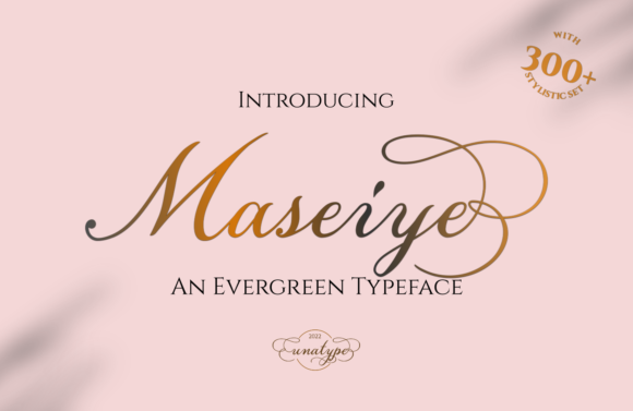 Maseiye: A Script Font for Elegant Branding