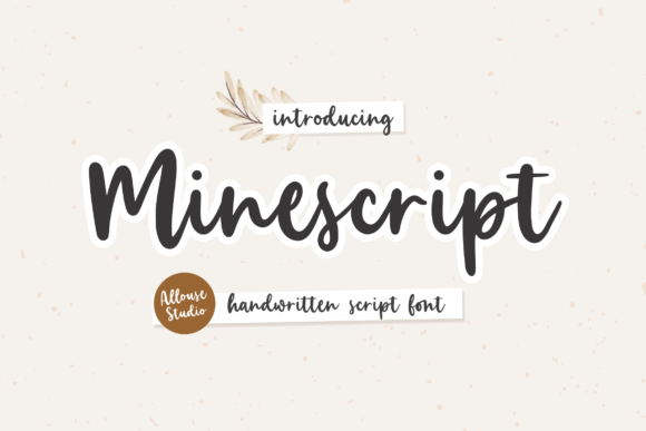 Minescript Font for Elegant Branding