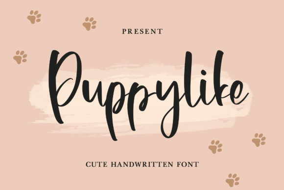 Puppylike: A Luxurious Script Font for Small Business Branding