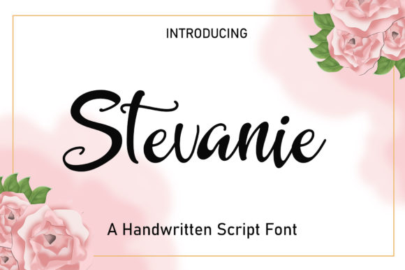 Stevanie: A Romantic Script Font