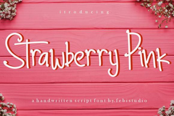 Strawberry Pink Font for Elegant Design