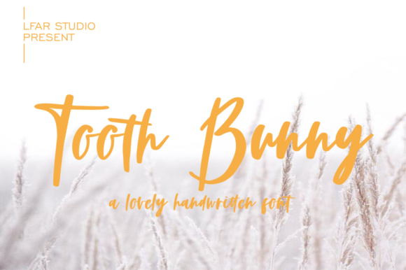 Tooth Bunny Font: Elegant Script for Editorial Design